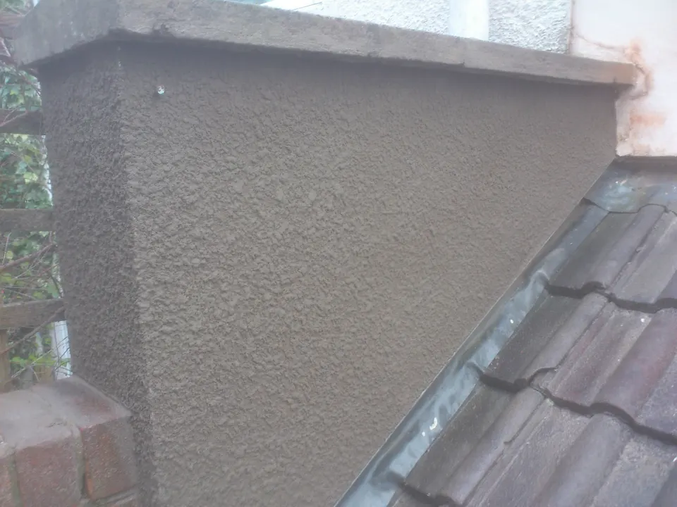 Example of recent plastering work